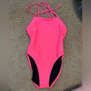 Jolyn hot pink one-piece swimsuit